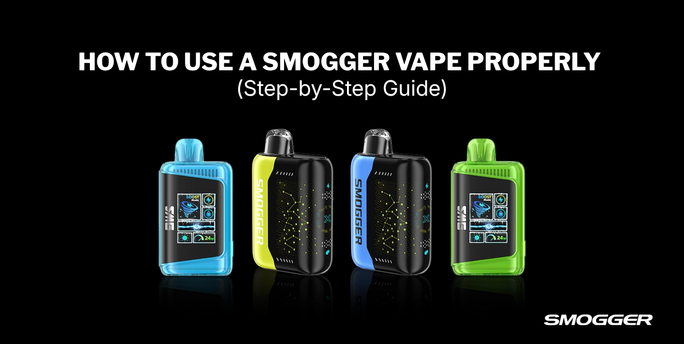 how to use a smogger vape properly (step by step gide)